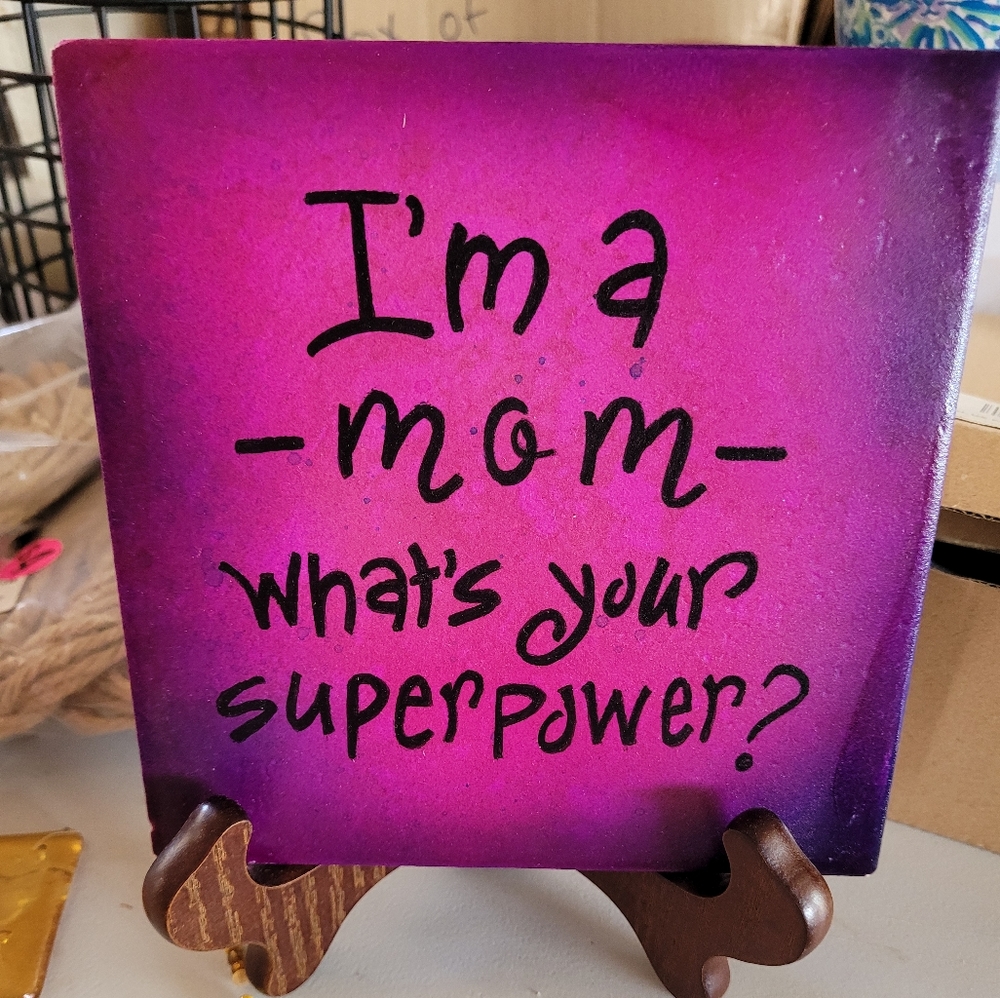 Mom plaque